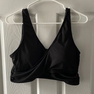 High-waisted Black Bikini 1X